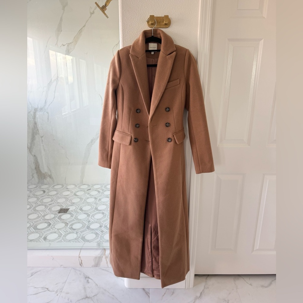Favorite Daughter Simon Camel Coat XS worn once